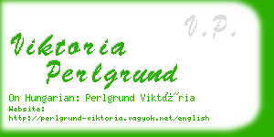 viktoria perlgrund business card